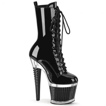 SPECTATOR-1040 SPEC1040/B/C-B černé kozačky Pleaser