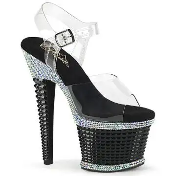 Luxusní sandály do nočních podniků Pleaser SPEC708RS/C/BRS | SPECTATOR-708RS Pleaser