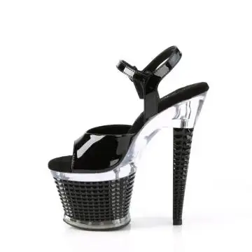 Černé extravagantní sandály na platformě SPEC709/B/C-B | SPECTATOR-709 Pleaser - z vnitřku