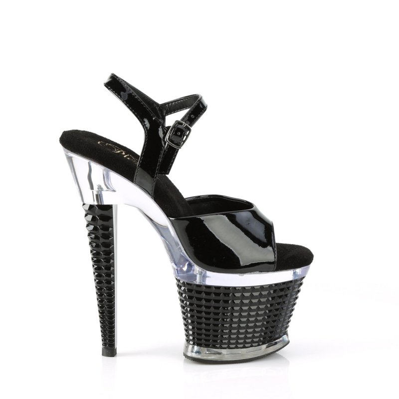 SPECTATOR-709 SPEC709/B/C-B Sexy boty Pleaser | SPECTATOR-709 Pleaser - z vnějšku