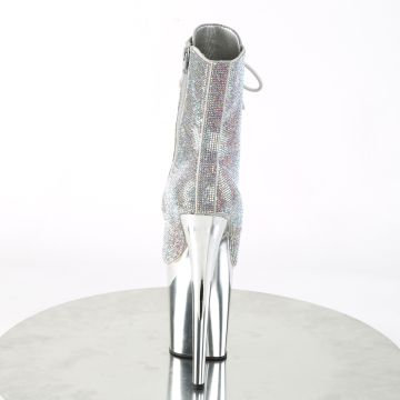 Luxusní kozačky FLAM1020CHRS/SMC/SCH | FLAMINGO-1020CHRS Pleaser - zezadu