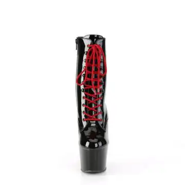 Taneční kozačky na pole dance ADO1020/B/B-R | ADORE-1020 Pleaser - zepředu