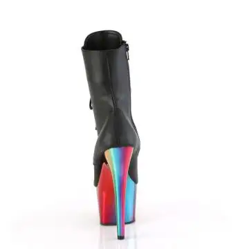 Taneční kozačky na duhové platformě ADO1020RC/BPU/RBOWCH | ADORE-1020RC Pleaser - zezadu