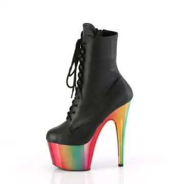 Taneční kozačky na duhové platformě ADO1020RC/BPU/RBOWCH | ADORE-1020RC Pleaser - z vnitřku