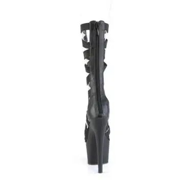 Černé páskové boty Pleaser ADO700-48/BELS/M | ADORE-700-48 Pleaser - zezadu