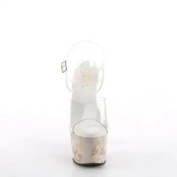 Taneční sandály na platformě Pleaser ADO708MB/C/BH-G | ADORE-708MB Pleaser - zepředu