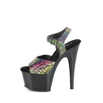 Sandály na platformě s hologramem ADO708N-LTP/GRN-PP/B | ADORE-708N-LTP Pleaser - z vnitřku
