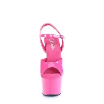 ADO709/HP/M růžové sexy boty | ADORE-709 Pleaser - zepředu
