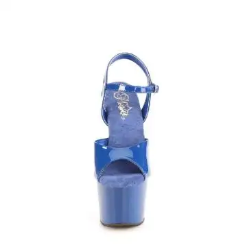 Modré sexy boty ADO709/RYBL/M | ADORE-709 Pleaser - zepředu