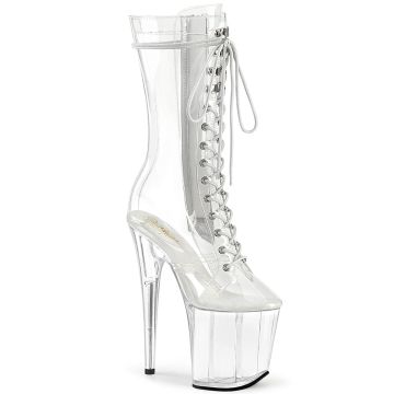 FLAMINGO-1050C průhledné kozačky | FLAMINGO-1050C Pleaser FLAMINGO-1050C průhledné kozačky | FLAMINGO-1050C Pleaser