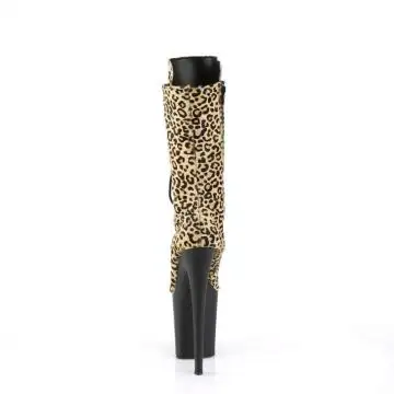 Levhartí taneční kozačky Pleaser FLAM1050LP/LPPY/B | FLAMINGO-1050LP Pleaser - zezadu