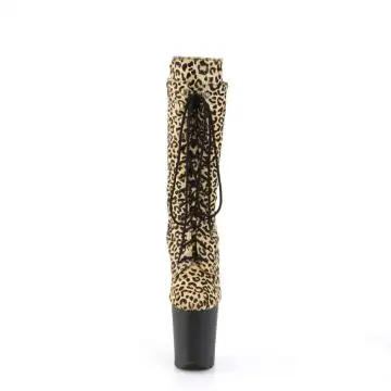 Levhartí taneční kozačky Pleaser FLAM1050LP/LPPY/B | FLAMINGO-1050LP Pleaser - zepředu