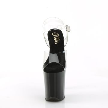 Sexy boty Pleaser se zdobeným podpatkem FLAM808CRS-2/C/B-SRS | FLAMINGO-808CRS-2 Pleaser - zepředu Sexy boty Pleaser se zdobeným podpatkem FLAM808CRS-2/C/B-SRS | FLAMINGO-808CRS-2 Pleaser - zepředu