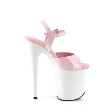 Sexy pole dance boty FLAM809/BP/W | FLAMINGO-809 Pleaser - z vnějšku