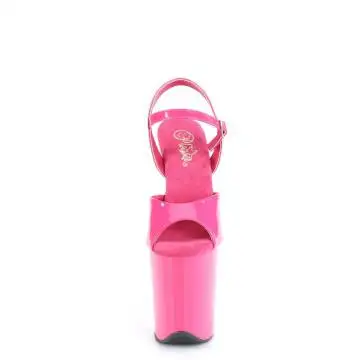 Růžové sexy boty FLAM809/HP/M | FLAMINGO-809 Pleaser - zepředu