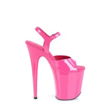 Růžové sexy boty FLAM809/HP/M | FLAMINGO-809 Pleaser - z vnějšku