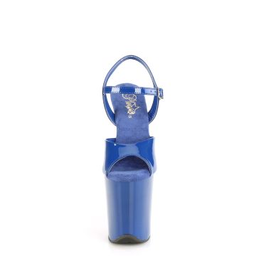 Tmavě modré sandály FLAM809/RYBL/M | FLAMINGO-809 Pleaser - zepředu