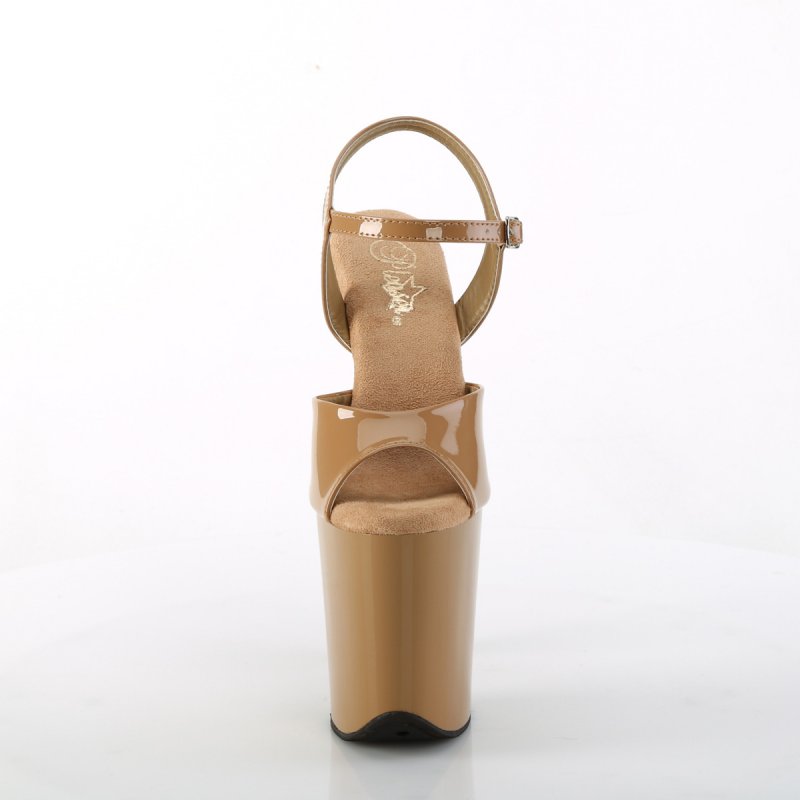 Pole dance boty FLAM809/TF/M | FLAMINGO-809 Pleaser - zepředu