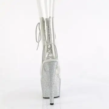 Luxusní go-go boty BEJ1016C-2-7/C/SRS Pleaser | BEJEWELED-1016C-2-7 Pleaser - zezadu