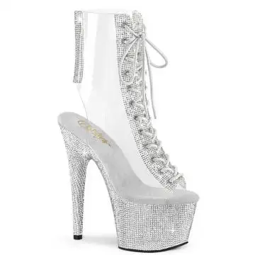 Luxusní go-go boty BEJ1016C-2-7/C/SRS Pleaser | BEJEWELED-1016C-2-7 Pleaser