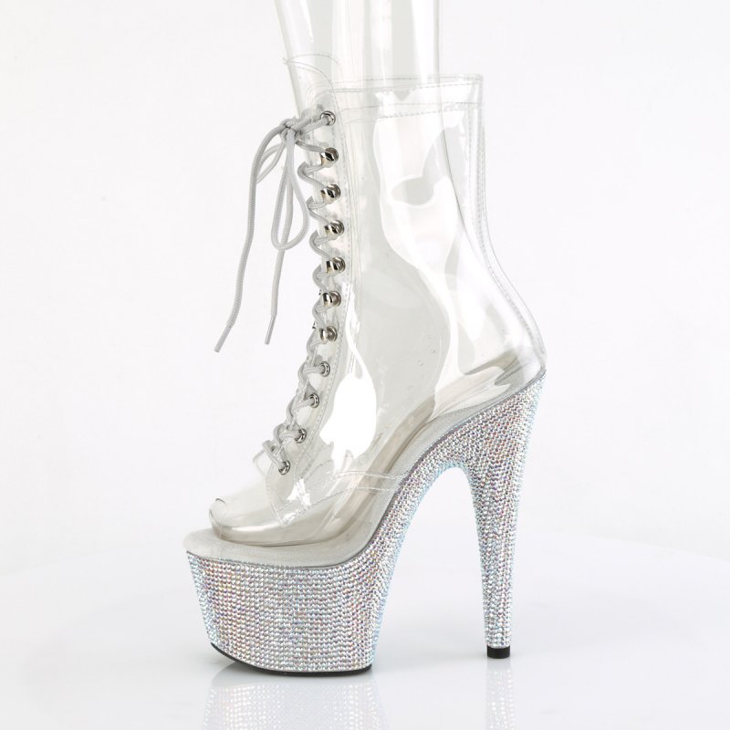 Luxusní go-go kozačky Pleaser BEJ1021C-7/C/SRS | BEJEWELED-1021C-7 Pleaser - z vnitřku