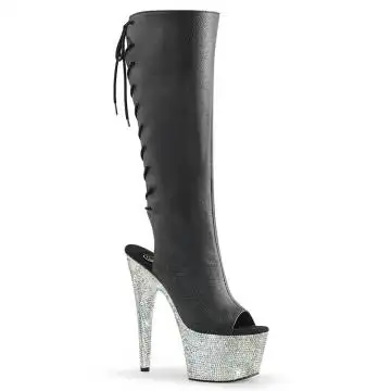 Luxusní go-go kozačky Pleaser BEJ2018-7/BPU/SRS | BEJEWELED-2018-7 Pleaser