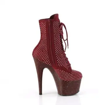 Rudé taneční kozačky ADO1020RM/BYFS-RS/M Pleaser | ADORE-1020RM Pleaser - z vnějšku