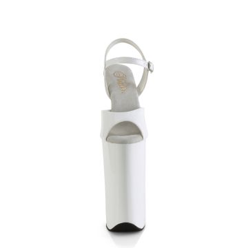 Bílé sexy boty BEY009/W/M | BEYOND-009 Pleaser - zepředu Bílé sexy boty BEY009/W/M | BEYOND-009 Pleaser - zepředu