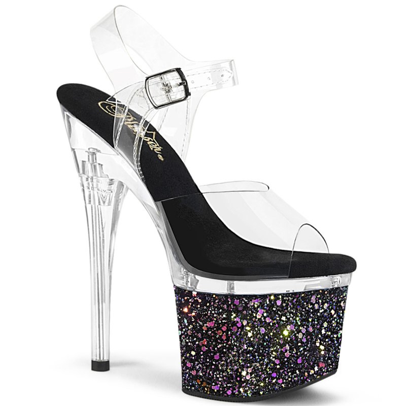 Gogo sexy boty s třpytkami ESTM708LG/C/C-BG | ESTEEM-708LG Pleaser