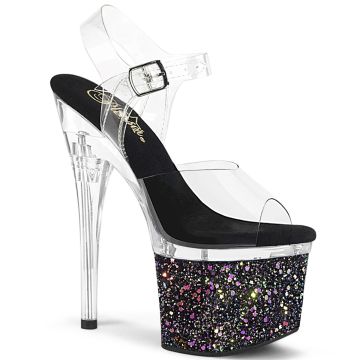 ESTEEM-708LG | Gogo sexy boty s třpytkami ESTM708LG/C/C-BG Pleaser