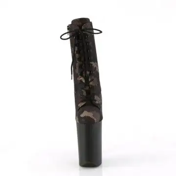 Kozačky s army kamufláží Pleaser INF1020CM/GRNMS/B | INFINITY-1020CM Pleaser - zepředu