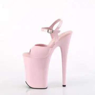 Růžové sexy boty na obrovském podpatku INF909/BP/M | INFINITY-909 Pleaser - z vnitřku