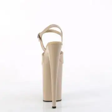 Tělové sexy boty na extra podpatku INF909/ND/M | INFINITY-909 Pleaser - zezadu
