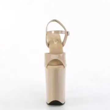 Tělové sexy boty na extra podpatku INF909/ND/M | INFINITY-909 Pleaser - zepředu