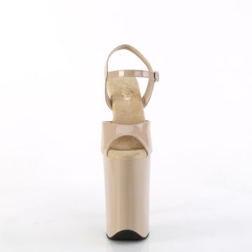 Tělové sexy boty na extra podpatku INF909/ND/M | INFINITY-909 Pleaser - zepředu