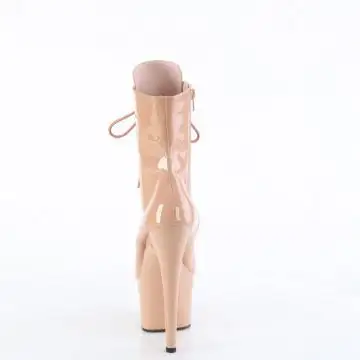ADO1020/BH/M Růžové taneční kotníčkové kozačky | ADORE-1020 Pleaser - zezadu