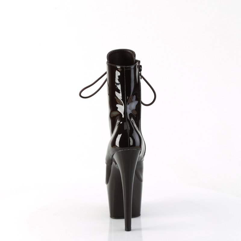 ADO1020/CF/M Kávové kotníčkové kozačky | ADORE-1020 Pleaser - zezadu