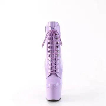 Levandulové kotníčkové kozačky ADO1020/LV/M | ADORE-1020 Pleaser - zepředu