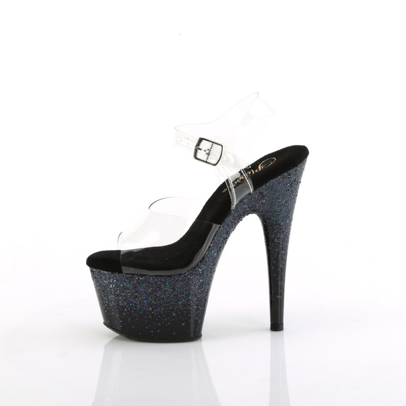 Černé go-go boty ADO708SS/C/BG | ADORE-708SS Pleaser - z vnitřku