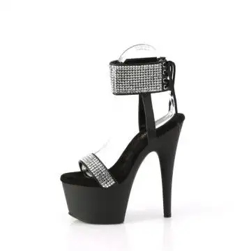 Černé matné luxusní sexy boty na platformě ADO770/BPU-RS/M | ADORE-770 Pleaser - z vnitřku