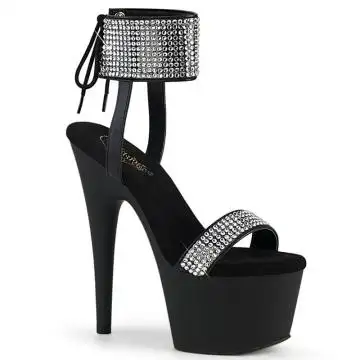 Černé matné luxusní sexy boty na platformě ADO770/BPU-RS/M | ADORE-770 Pleaser