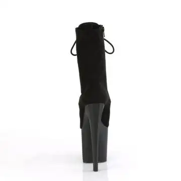Černé taneční kozačky ENC1040/BFS/M | ENCHANT-1040 Pleaser - zezadu