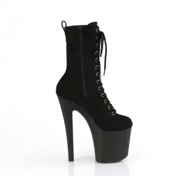 Černé taneční kozačky ENC1040/BFS/M | ENCHANT-1040 Pleaser - z vnějšku