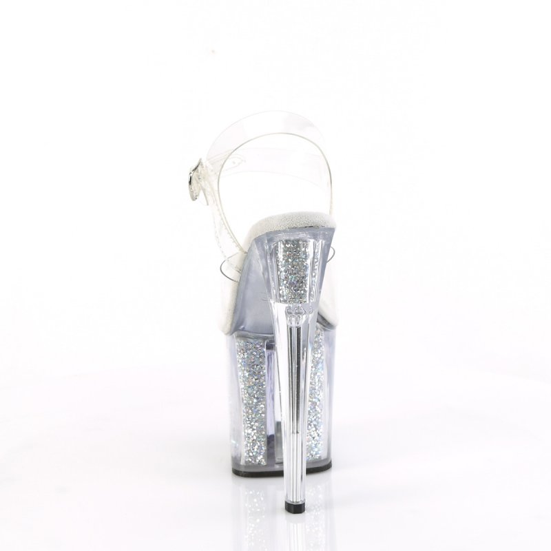 Sandály na striptýz a go-go Pleaser ENC708RSI/C/C-SRS | ENCHANT-708RSI Pleaser - zezadu