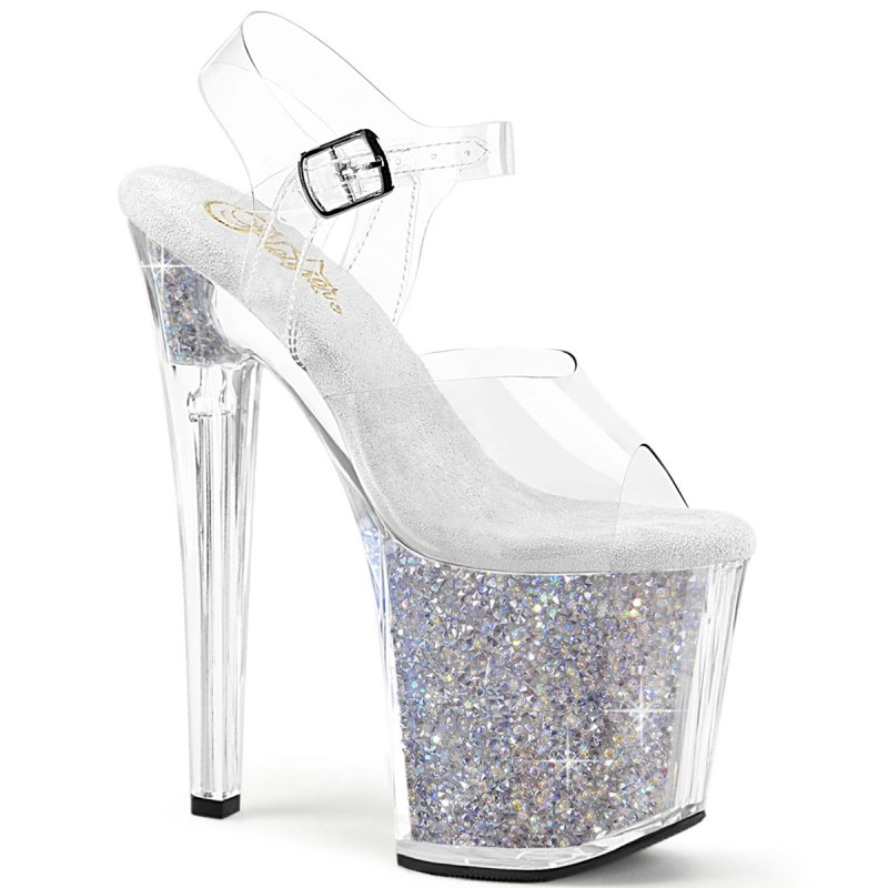 Sandály na striptýz a go-go Pleaser ENC708RSI/C/C-SRS | ENCHANT-708RSI Pleaser
