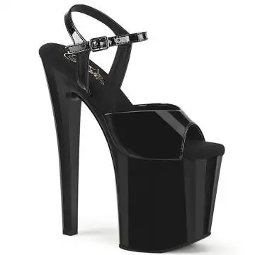 Černé taneční sexy boty ENC709/B/M Pleaser | ENCHANT-709 Pleaser