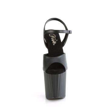 Černé matné sexy boty ENC709/BPU/M Pleaser | ENCHANT-709 Pleaser - zepředu Černé matné sexy boty ENC709/BPU/M Pleaser | ENCHANT-709 Pleaser - zepředu