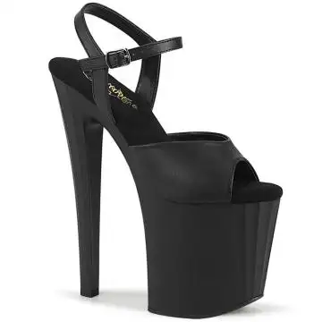 Černé matné sexy boty ENC709/BPU/M Pleaser