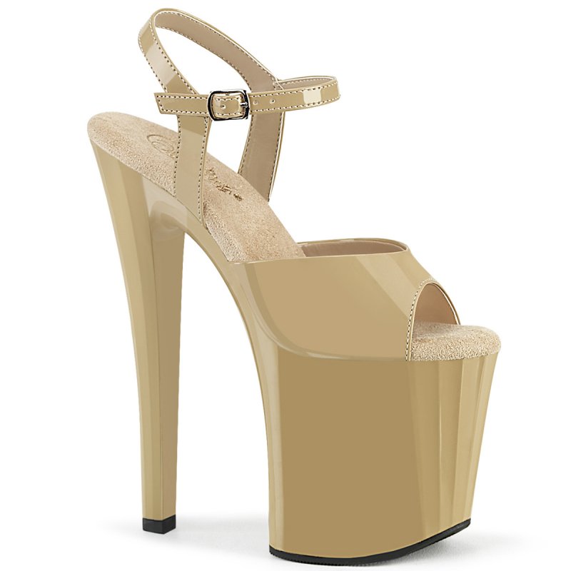 Tělové sexy boty ENC709/CR/M Pleaser