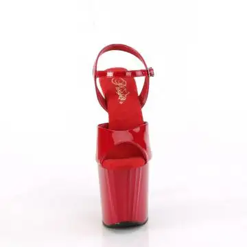 Červené sexy boty Pleaser ENC709/R/M | ENCHANT-709 Pleaser - zepředu